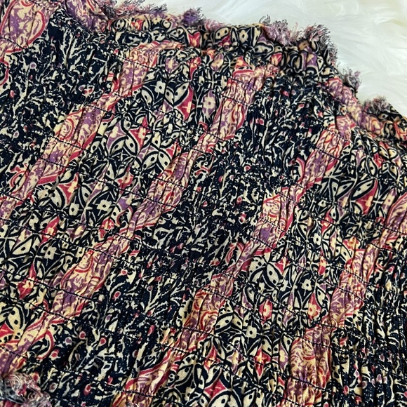 EUC ✵☽Free People☾✵ Strapless <Easy Come ... Go> Tiered Boho Maxi Dress | Medium - Picture 10 of 15